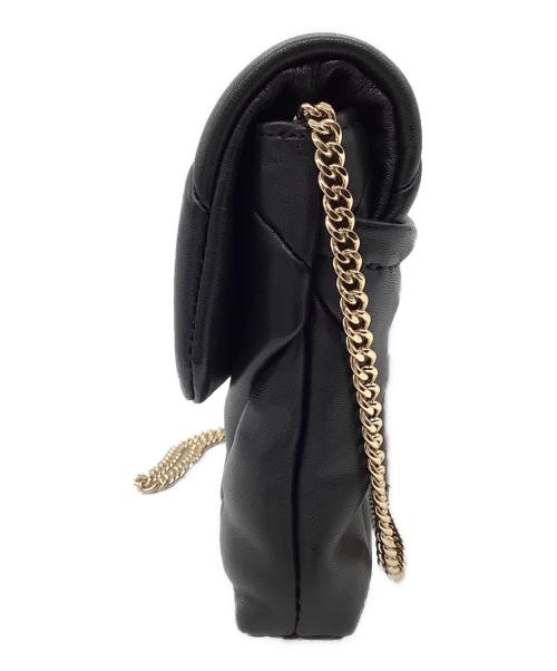 COLE HAAN（コールハーン）COLE HAAN (コールハーン) クリスタル キルテッド クラッチ womens ブラックの古着・服飾アイテム