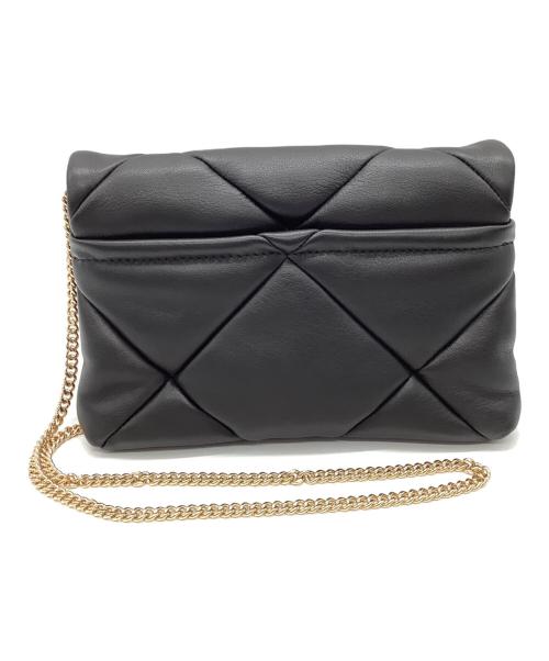 COLE HAAN（コールハーン）COLE HAAN (コールハーン) クリスタル キルテッド クラッチ womens ブラックの古着・服飾アイテム