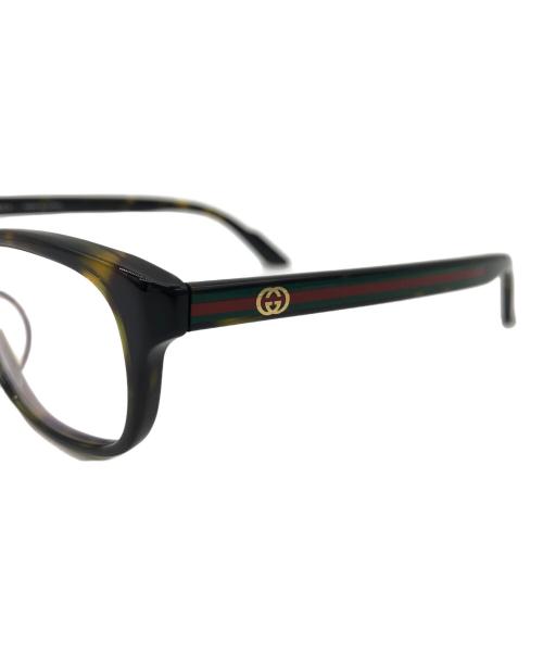 GUCCI（グッチ）GUCCI (グッチ) 伊達眼鏡 ブラック サイズ:53□14-140の古着・服飾アイテム