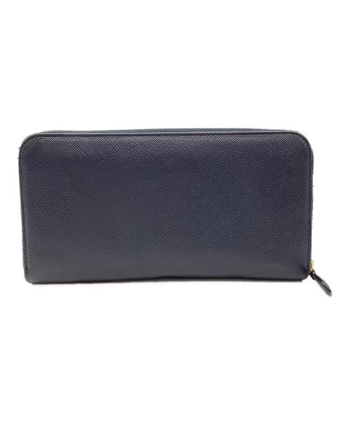 PRADA（プラダ）PRADA (プラダ) 長財布 ネイビーの古着・服飾アイテム