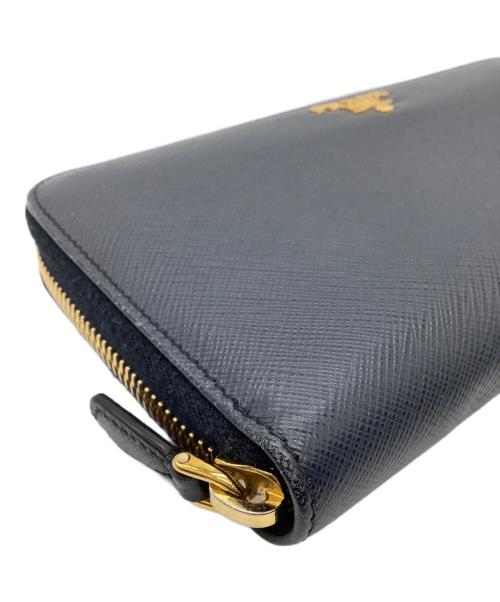 PRADA（プラダ）PRADA (プラダ) 長財布 ネイビーの古着・服飾アイテム