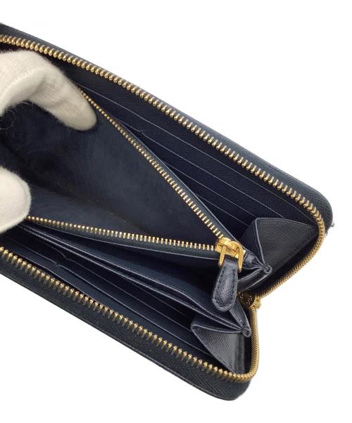 PRADA（プラダ）PRADA (プラダ) 長財布 ネイビーの古着・服飾アイテム