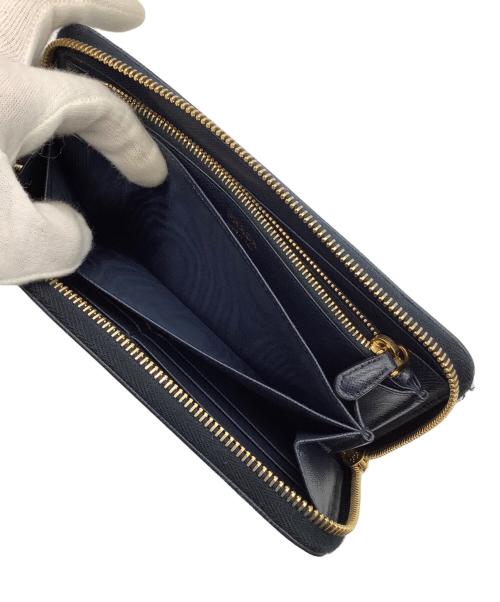 PRADA（プラダ）PRADA (プラダ) 長財布 ネイビーの古着・服飾アイテム