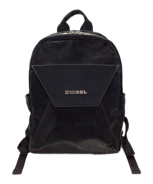 DIESEL（ディーゼル）DIESEL (ディーゼル) NUCIFE F BACKPACK WITH LOGO ブラックの古着・服飾アイテム