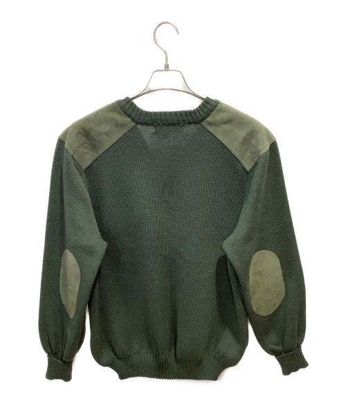 Burberry's（バーバリー）Burberry's (バーバリーズ) 90's エルボーパッチハンティングニット グリーン サイズ:Lの古着・服飾アイテム