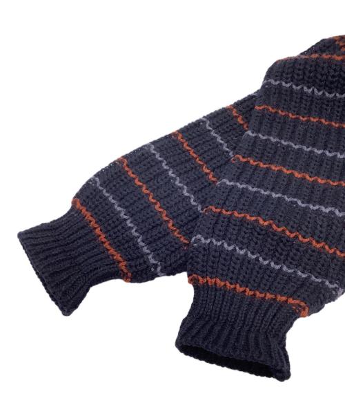 COMME des GARCONS HOMME（コムデギャルソン オム）COMME des GARCONS HOMME (コムデギャルソン オム) ラインボーダー マリンセーター ネイビー サイズ:-の古着・服飾アイテム