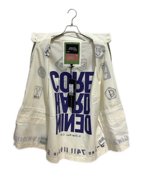 G-STAR RAW（ジースターロゥ）G-STAR RAW (ジースターロゥ) E Graphic Selvedge T-Shirt ベージュ サイズ:XL 未使用品の古着・服飾アイテム