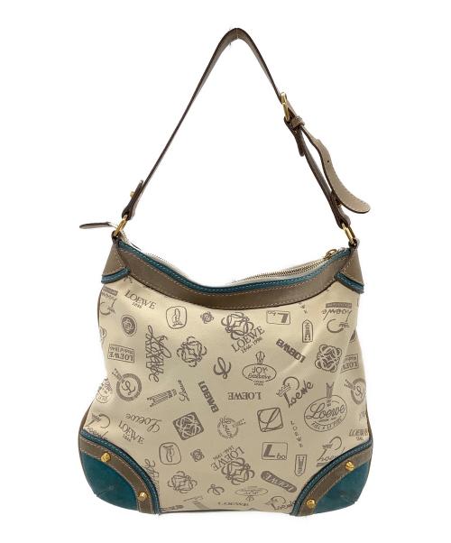 LOEWE（ロエベ）LOEWE (ロエベ) 160周年記念　ワンショルダーバッグ ベージュの古着・服飾アイテム