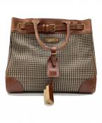 POLO RALPH LAURENポロ・ラルフローレン）の古着「ハンドバッグ」｜ブラウン