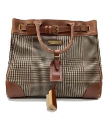 POLO RALPH LAUREN（ポロ・ラルフローレン）の古着「ハンドバッグ」｜ブラウン