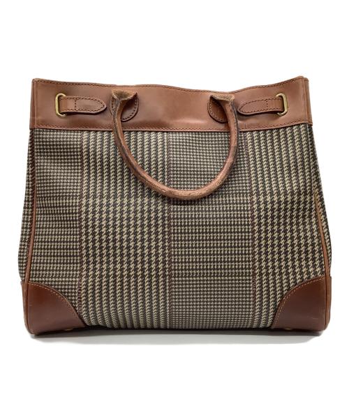 POLO RALPH LAUREN（ポロ・ラルフローレン）POLO RALPH LAUREN (ポロ・ラルフローレン) ハンドバッグ ブラウンの古着・服飾アイテム