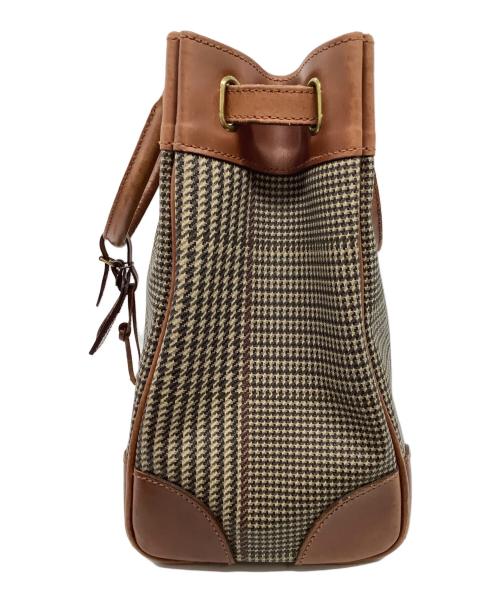 POLO RALPH LAUREN（ポロ・ラルフローレン）POLO RALPH LAUREN (ポロ・ラルフローレン) ハンドバッグ ブラウンの古着・服飾アイテム