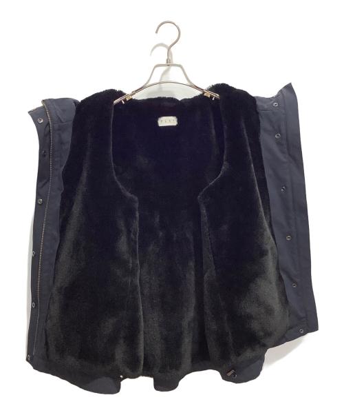 PLST（プラステ）PLST (プラステ) 2WAYフーデットジャケット ネイビー サイズ:Sの古着・服飾アイテム