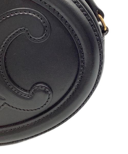 CELINE（セリーヌ）CELINE (セリーヌ) CELINE(セリーヌ）キュイル トリオンフ オーバルバック ブラックの古着・服飾アイテム