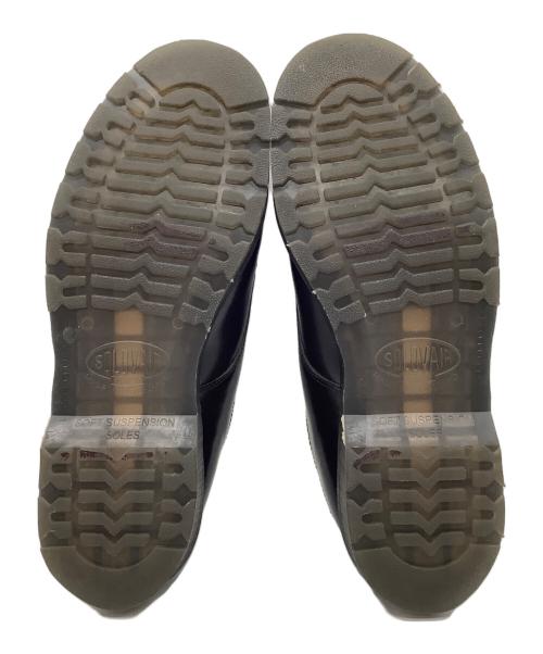 SOLOVAIR（ソロヴェアー）SOLOVAIR (ソロヴェアー) プレーントゥシューズ ブラック サイズ:UK7.5の古着・服飾アイテム