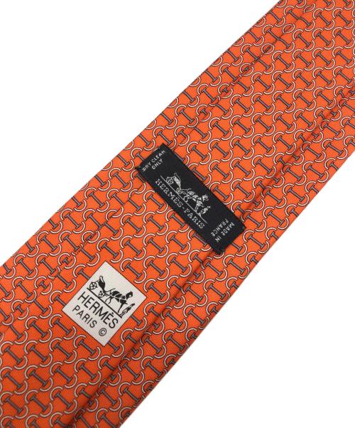 HERMES（エルメス）HERMES (エルメス) ネクタイ オレンジ サイズ:-の古着・服飾アイテム
