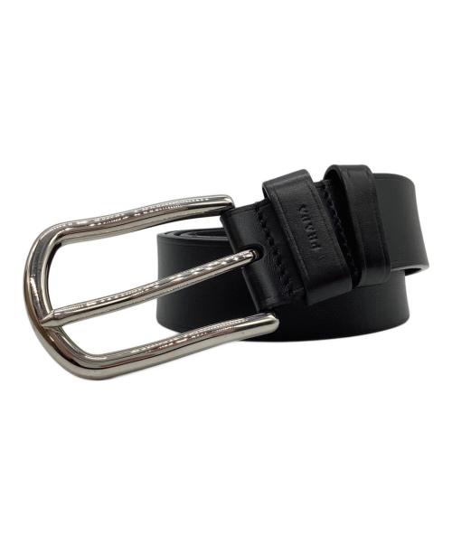 PRADA（プラダ）PRADA (プラダ) レザーベルト ブラックの古着・服飾アイテム