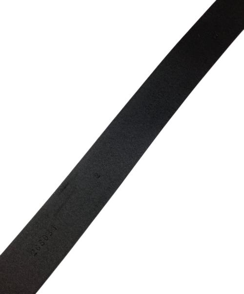 PRADA（プラダ）PRADA (プラダ) レザーベルト ブラックの古着・服飾アイテム