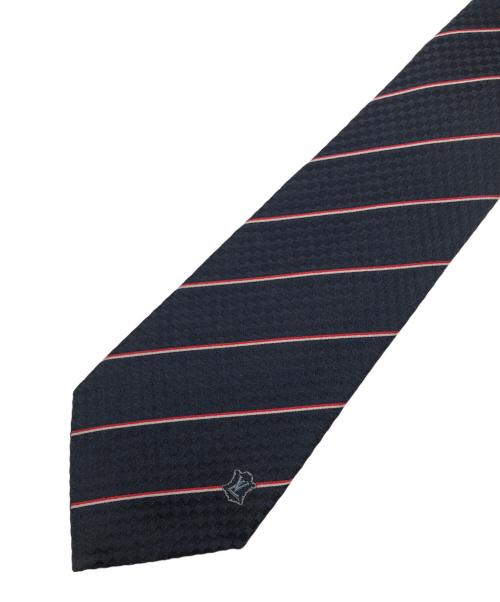 LOUIS VUITTON（ルイ ヴィトン）LOUIS VUITTON (ルイ ヴィトン) クラヴァット・エク マリーヌ ネイビー×レッド サイズ:-の古着・服飾アイテム