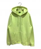 stussyステューシー）の古着「ジップパーカー」｜イエロー