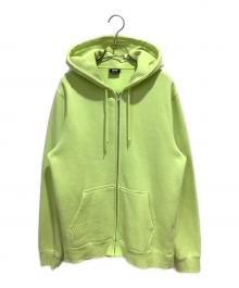 stussy（ステューシー）の古着「ジップパーカー」｜イエロー