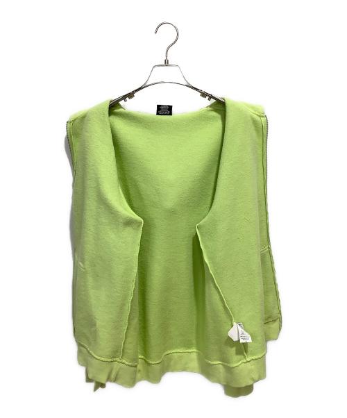 stussy（ステューシー）stussy (ステューシー) ジップパーカー イエロー サイズ:Sの古着・服飾アイテム