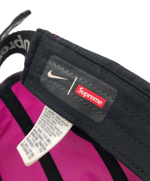 NIKE（ナイキ）NIKE (ナイキ) Supreme (シュプリーム) Trail Running Hat Cap ブラック×パープルの古着・服飾アイテム