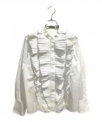 theory luxeセオリーリュクス）の古着「長袖フリルシャツ」｜ホワイト