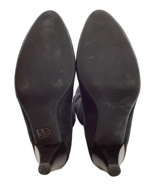 theory（セオリー）theory (セオリー) ロングブーツ ブラック サイズ:38の古着・服飾アイテム