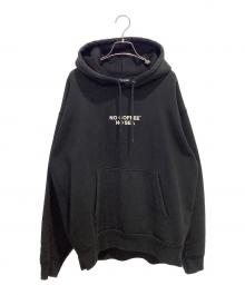 WIND AND SEA（ウィンダンシー）の古着「NO COFFE プルオーバーパーカー」｜ブラック
