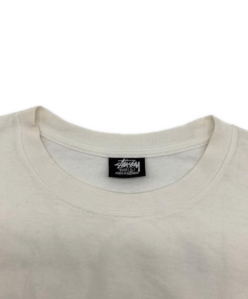 stussy（ステューシー）stussy (ステューシー) WITHERED FLOWER TEE ホワイト サイズ:Lの古着・服飾アイテム