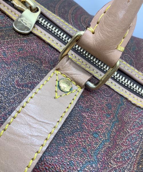 ETRO（エトロ）ETRO (エトロ) ボストンバッグ ブラウンの古着・服飾アイテム