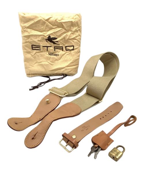 ETRO（エトロ）ETRO (エトロ) ボストンバッグ ブラウンの古着・服飾アイテム