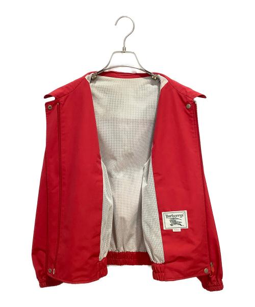 Burberry's（バーバリー）Burberry's (バーバリー) ショートブルゾン レッド サイズ:Mの古着・服飾アイテム