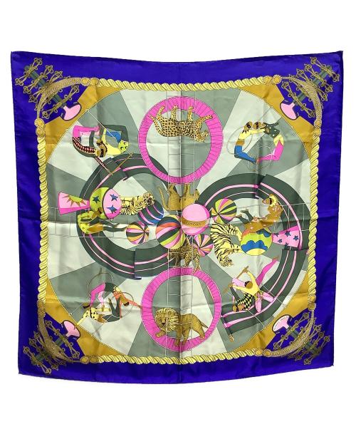 HERMES（エルメス）HERMES (エルメス) スカーフ ブルーの古着・服飾アイテム