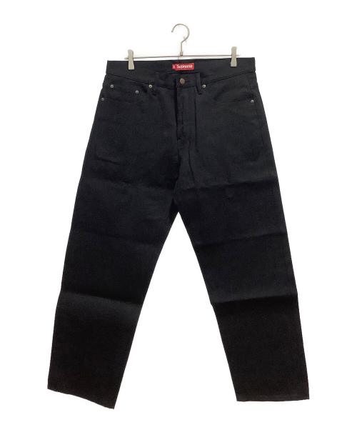 SUPREME（シュプリーム）Supreme (シュプリーム) Rigid Baggy Selvedge Jean ブラック サイズ:34の古着・服飾アイテム