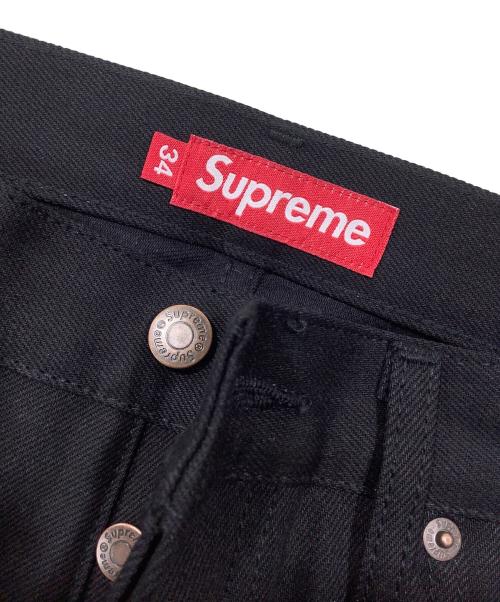 SUPREME（シュプリーム）Supreme (シュプリーム) Rigid Baggy Selvedge Jean ブラック サイズ:34の古着・服飾アイテム
