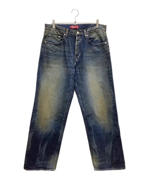 SUPREME（シュプリーム）SUPREME (シュプリーム) Distressed Loose Fit Selvedge Jean インディゴ サイズ:34の古着・服飾アイテム