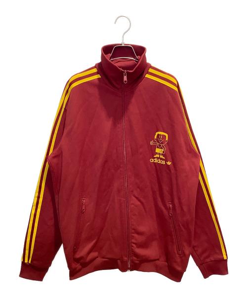 adidas（アディダス）adidas (アディダス) ヴィンテージトラックジャケット レッド サイズ:XLの古着・服飾アイテム