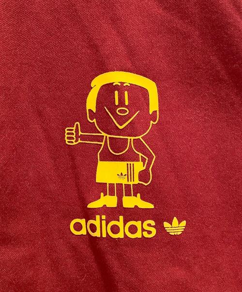 adidas（アディダス）adidas (アディダス) ヴィンテージトラックジャケット レッド サイズ:XLの古着・服飾アイテム