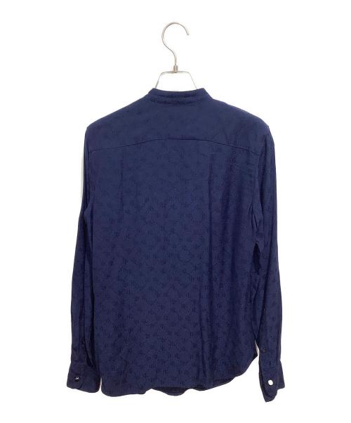 LAUREN RALPH LAUREN（ローレンラルフローレン）LAUREN RALPH LAUREN (ローレンラルフローレン) 長袖ブラウス ネイビー サイズ:XSの古着・服飾アイテム