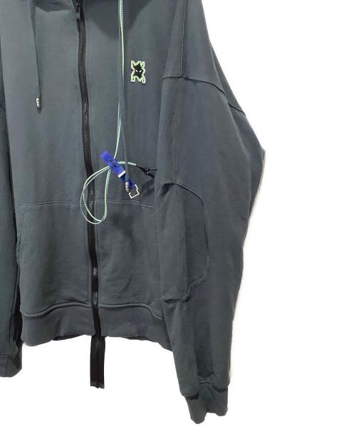 ADER error（アーダーエラー）ADER error (アーダーエラー) 2021SS ジップパーカー グレー サイズ:A2の古着・服飾アイテム