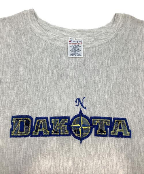 Champion REVERSE WEAVE（チャンピオン リバース ウィーブ）Champion REVERSE WEAVE (チャンピオン リバース ウィーブ) 90sロゴ刺繍スウェット グレー サイズ:XLの古着・服飾アイテム