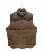 RockyMountainFeatherBedロッキーマウンテンフェザーベッド）の古着「DOWN VEST CORDS」｜ブラウン