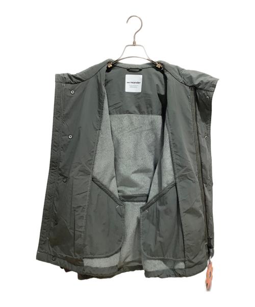 and wander（アンドワンダー）and wander (アンドワンダー) Fishtail Octa Coat グレー サイズ:S/Mの古着・服飾アイテム