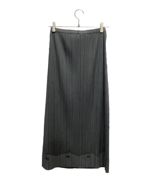 PLEATS PLEASE（プリーツプリーズ）PLEATS PLEASE (プリーツプリーズ) プリーツスカート グリーン サイズ:3の古着・服飾アイテム