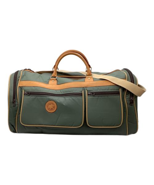HUNTING WORLD（ハンティングワールド）HUNTING WORLD (ハンティングワールド) ボストンバッグ グリーンの古着・服飾アイテム