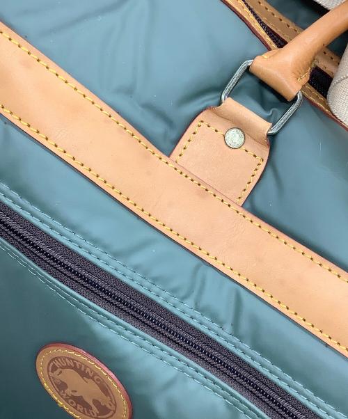 HUNTING WORLD（ハンティングワールド）HUNTING WORLD (ハンティングワールド) ボストンバッグ グリーンの古着・服飾アイテム