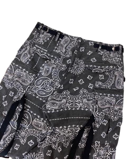 sacai（サカイ）sacai (サカイ) Ghetto Gastro Bandana Print Pants ブラック サイズ:3の古着・服飾アイテム