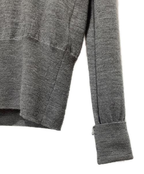 Vivienne Westwood RED LABEL（ヴィヴィアンウエストウッドレッドレーベル）Vivienne Westwood RED LABEL (ヴィヴィアンウエストウッドレッドレーベル) オーブロゴ ロングスリーブ セーター グレー サイズ:2の古着・服飾アイテム